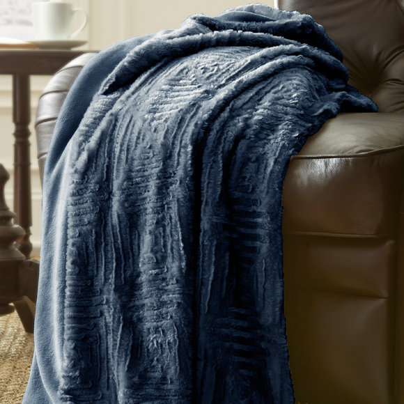 Mistana Dillon Luxury Throw Blanket & Reviews Wayfair